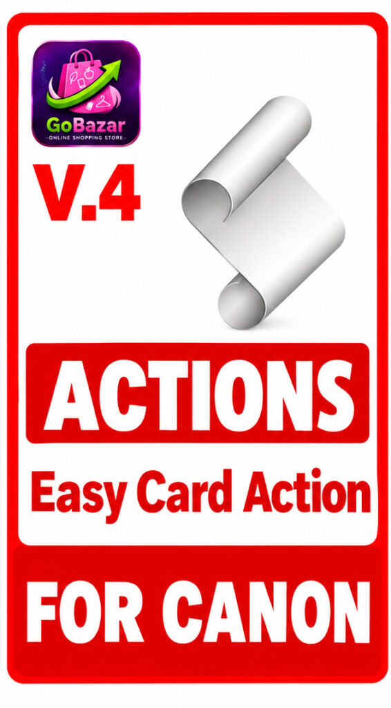 GoBazar Easy PVC Card Action for Canon