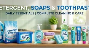 Detergent, Soap & Toothpaste