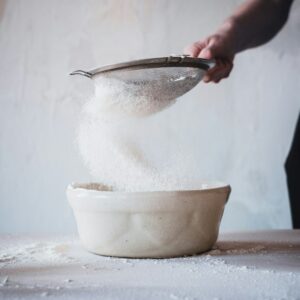 White baking ingredients