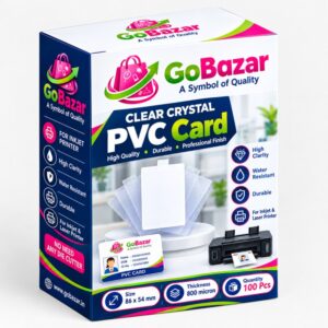 GoBazar Easy PVC Card – 100 Pcs