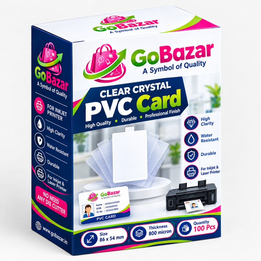 GoBazar Easy PVC Card – 100 Pcs